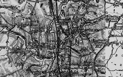 Old map of Copthorne in 1897