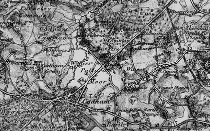Old map of Copythorne in 1895