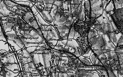 Old map of Corbriggs in 1896