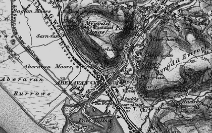 Old map of Corlannau in 1897