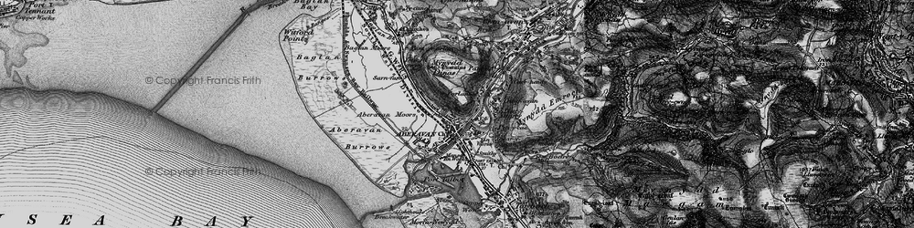 Old map of Corlannau in 1897