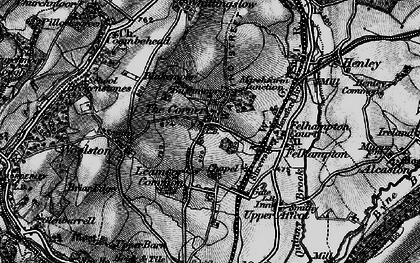 Old map of Corner, The in 1899