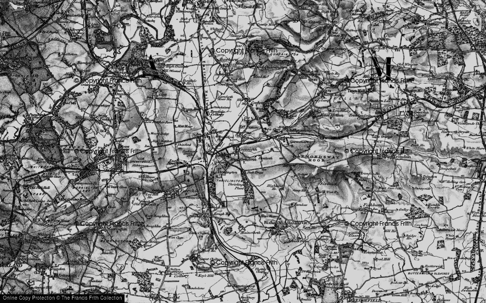 Old Map of Cornforth, 1898 in 1898