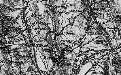 Old map of Cornhill in 1897
