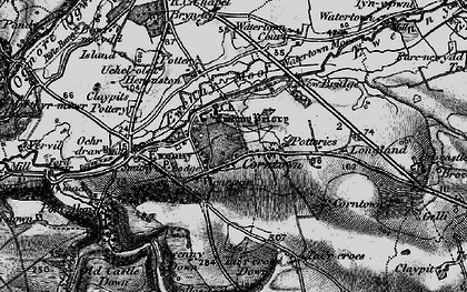 Old map of Corntown in 1897