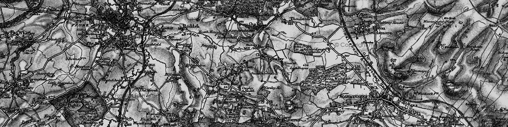 Old map of Corsley in 1898