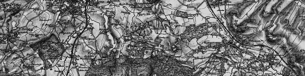 Old map of Corsley Heath in 1898
