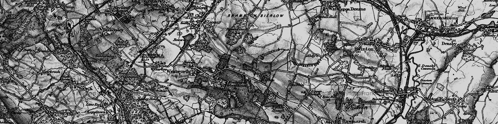 Old map of Lea Brook in 1896
