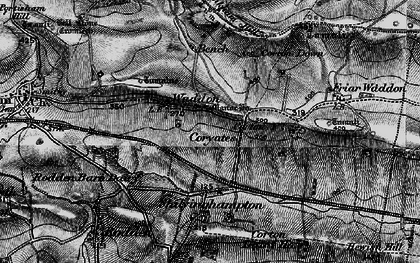 Old map of Friar Waddon in 1897
