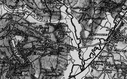 Old map of Coryton in 1898