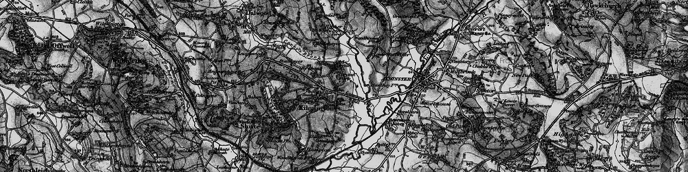 Old map of Coryton in 1898