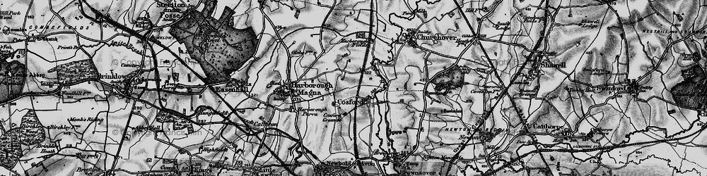 Old map of Cosford in 1898