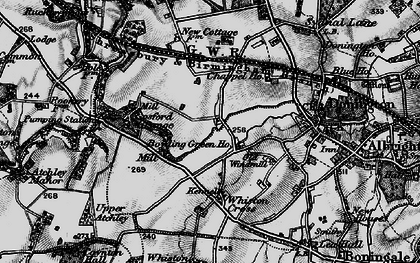 Old map of Cosford in 1899