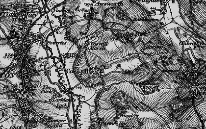 Old map of Cossall Marsh in 1895