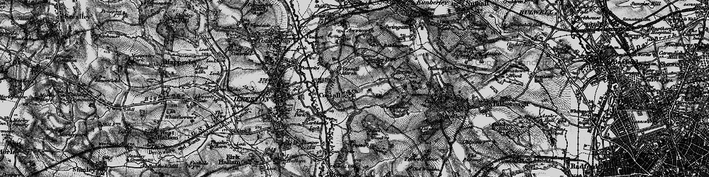 Old map of Cossall Marsh in 1895