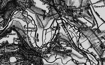 Old map of Costessey in 1898
