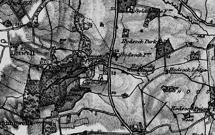 Old map of Langold Country Park in 1895