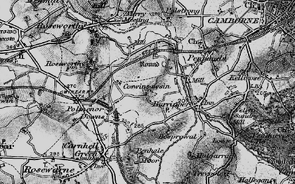 Old map of Bosprowal in 1896