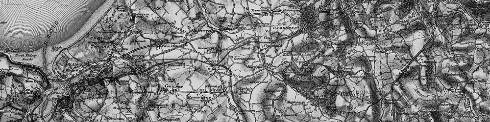 Old map of Bosprowal in 1896