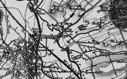 Old map of Cotes in 1899