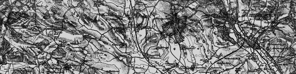 Old map of Cotes Heath in 1897