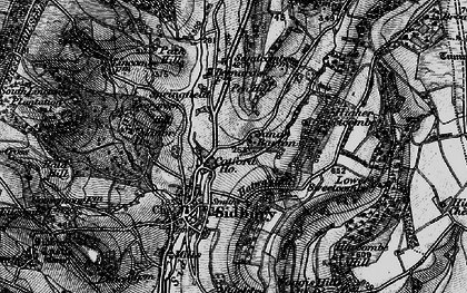 Old map of Barnes Surges in 1897