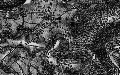 Old map of Broad Meend in 1897