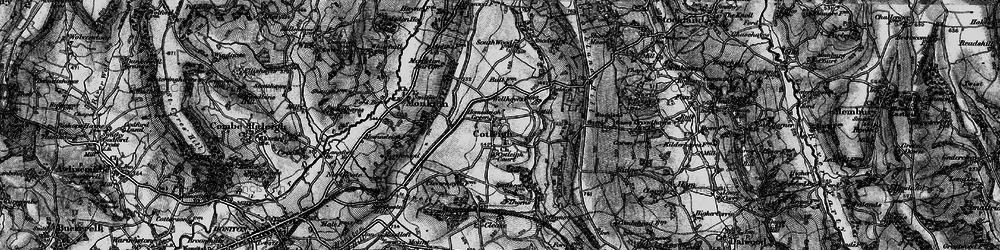 Old map of Cotleigh in 1898