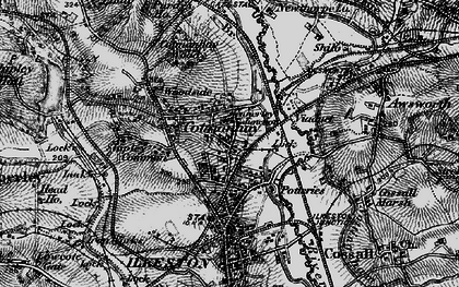 Old map of Cotmanhay in 1895