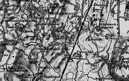 Old map of Coton in 1897