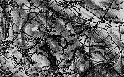 Old map of Coton Hayes in 1897