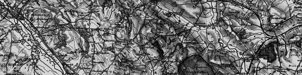 Old map of Coton Hill in 1897