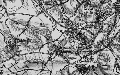 Old map of Coton Park in 1898