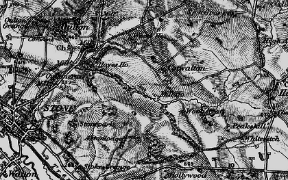 Old map of Cotwalton in 1897