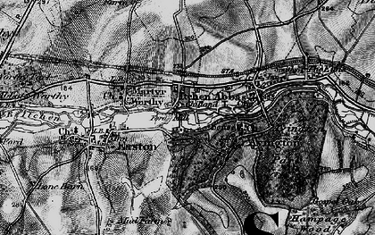 Old map of Couch Green in 1895