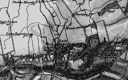 Old map of Coulston in 1898