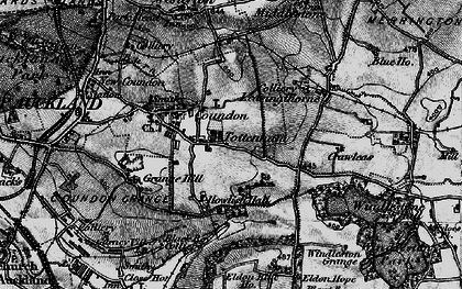 Old map of Coundon in 1897