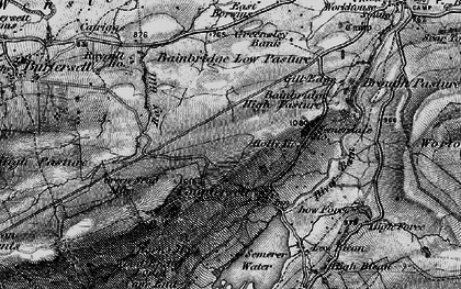 Old map of Bainbridge High Pasture in 1897