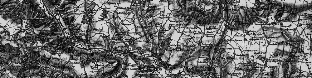Old map of Countess Cross in 1895