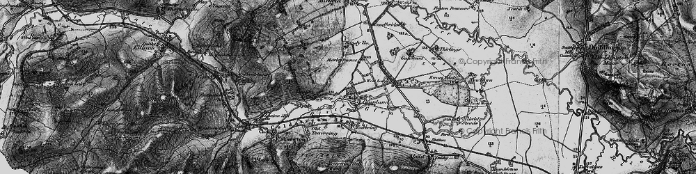 Old map of Lanton in 1897