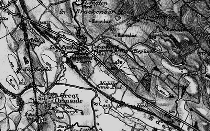 Old map of Coupland in 1897