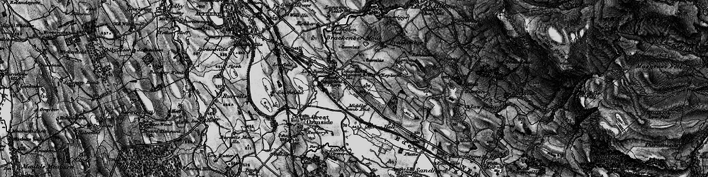 Old map of Coupland in 1897