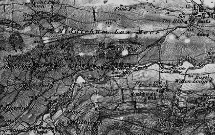 Old map of Braithwaite Moor in 1897