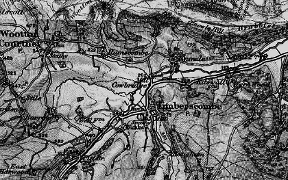 Old map of Whits Wood in 1898