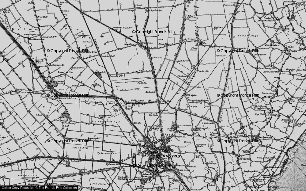 Old Map of Cowbridge, 1898 in 1898