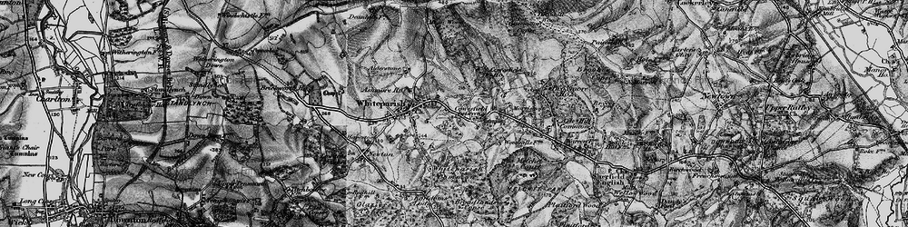 Old map of Cowesfield Green in 1895