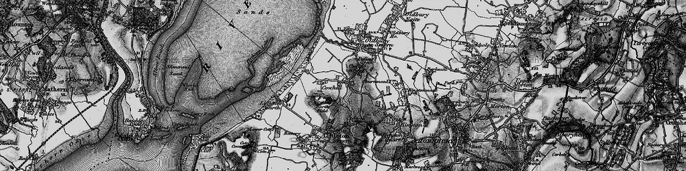Old map of Titters Hill in 1897