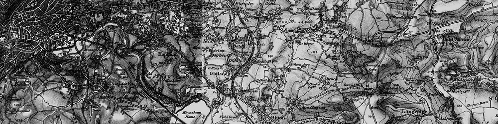 Old map of Cowhorn Hill in 1898