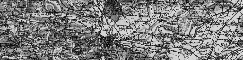 Old map of Cowleymoor in 1898