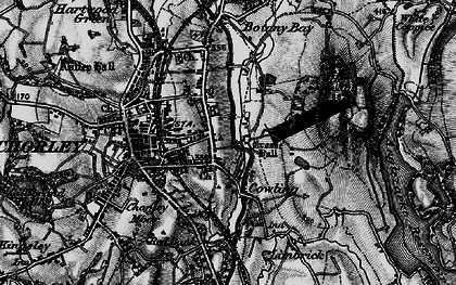 Old map of Cowling in 1896